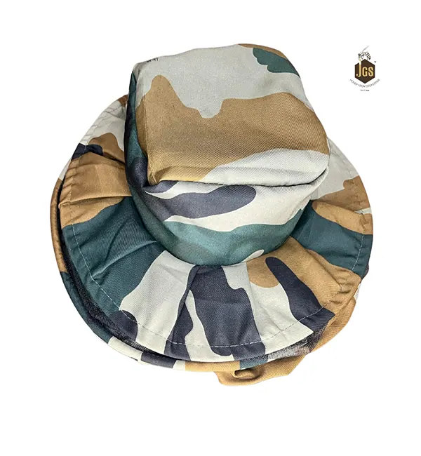 Army Print With Nack Protection-2-Bee Veil