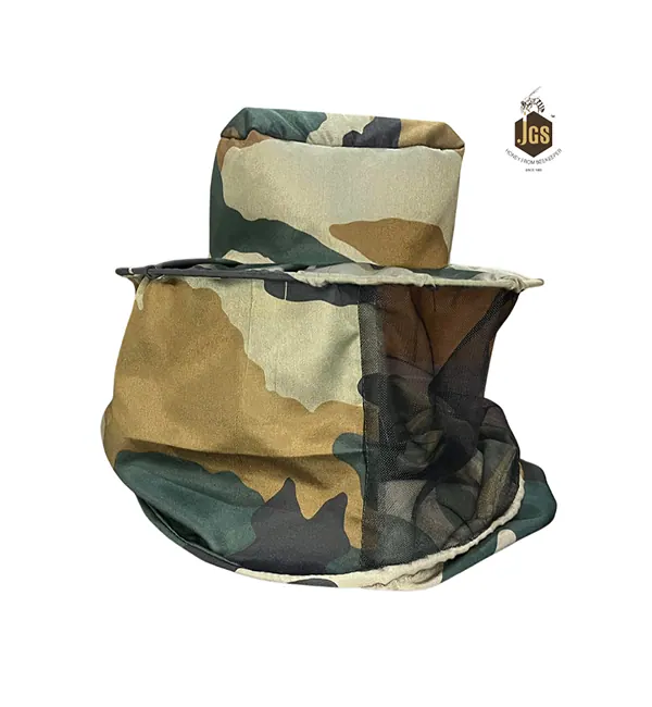 Army Print With Nack Protection-1-Bee Veil