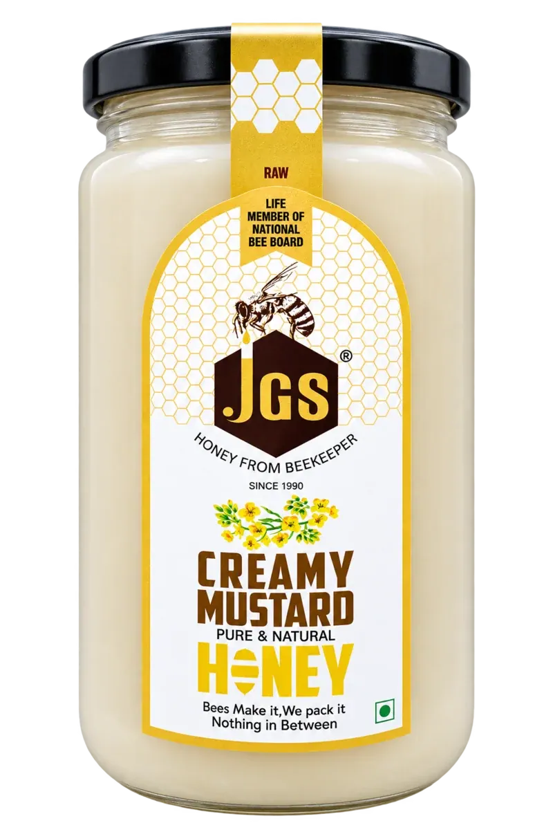 JGS Creamy Mustard Honey jar