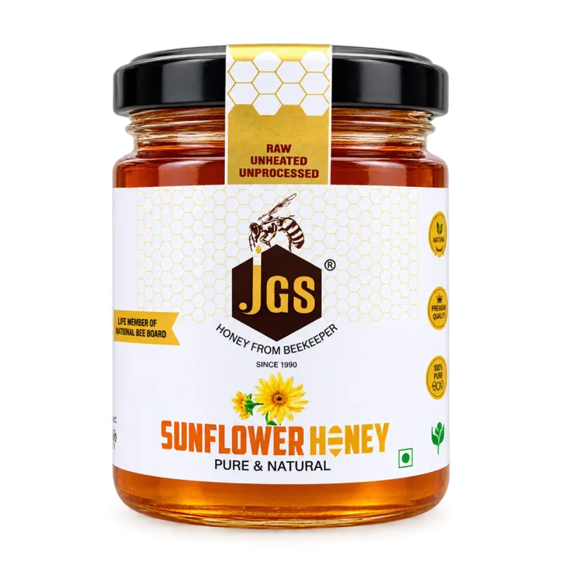 Sunflower Honey compact jar