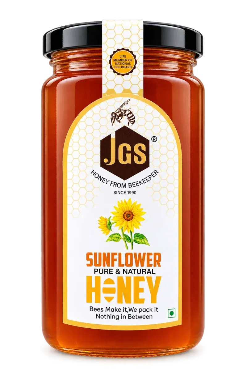 JGS Sunflower Honey jar